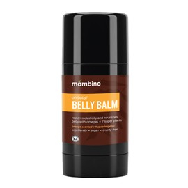 Mambino Organics Bálsamo Para El Vientre Oh Baby! – A Base De Plantas Con Caléndula Egipcia Tamanu Vietnamita Y Karité Holandés – Bálsamo Para El Embarazo Contra Las Estrías – Cuidado De Mat