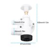 Briny River RV-Toilettenwasserventil-Montagesatz 385314349 Kompatibel mit Sealand Dometic Pedal Flush