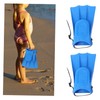 Kisangel 2pcs Swimming Fins Adjustable Diving Flippers Lightweight Snorkeling Training