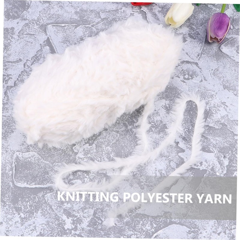 Hohopeti Home Polyester Yarn for DIY Crafts Soft and Durable