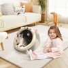 Cute Cat Beds for Indoor Cats, 2 in 1 Cozy