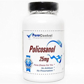 Policosanol 25mg // 90 Capsules // Pure // by PureControl Supplements