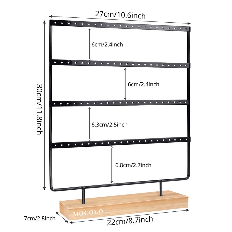 Mocolo Earring Holder Stand, Earring Organizer Display Holder Stand for