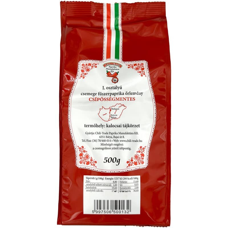 Hungarian Sweet Paprika (17.6oz/500g) Imported from Hungary, Gourmet Quality, Mild