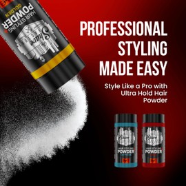 The Shave Factory Hair Styling Powder (20g) - Volumizing Wax for Hair (Gold)