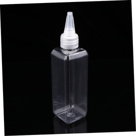 FRCOLOR 15pcs Travel Toiletry Bottles Plastic Hair Coloring Bottles Squeeze Cap for Hair Dye