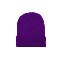Century Star Beanie For Men Women Black Beanie Hat Soft Winter Beanies Cuff Beanie Skull Caps Knit Hats Purple One Size