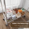Simple Trending Heavy Duty Clothing Clothes Rack for Hanging, Rolling