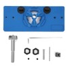 Woodworking 35mm Hole Opener Hinge Hole Jig Template Drilling Guide