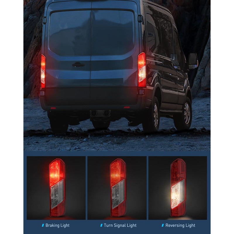 Nilight Taillight Assembly Compatible with 2015 2016 2017 2018 2019