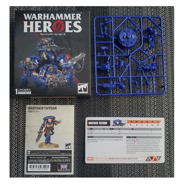 Games Workshop Warhammer 40k Space Marine BROTHER THYSOR GRENADE Kill