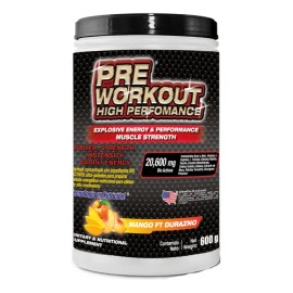Pre Entreno FNT Mango Durazno 600g Frmula Energtica Deportiva                                                                                         