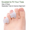 Welnove Gel Toe Separator, Pinky Toe Spacers, Little Toe Cushions