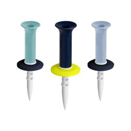 Pioneer Design Height Adjustable Golf Tees, Made of PE and PVC materials | 40, 45, 50, 55mm Height Available - 3pcs (PID-GT-02BP)