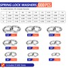 1000 Pcs Spring Lock Washers Assortment Kit – 9 SAE