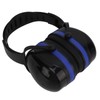 Hearing Protection Ear Muffs 24dB NRR Safety Black Blue Noise