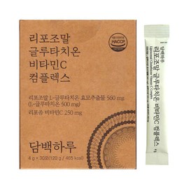 A simple day Simple Day Liposomal Glutathione Vitamin C Complex 4g x 30 packets 1 / 담백하루 리포조말 글루타치온 비타민C 컴플렉스 4g x 30포 1개