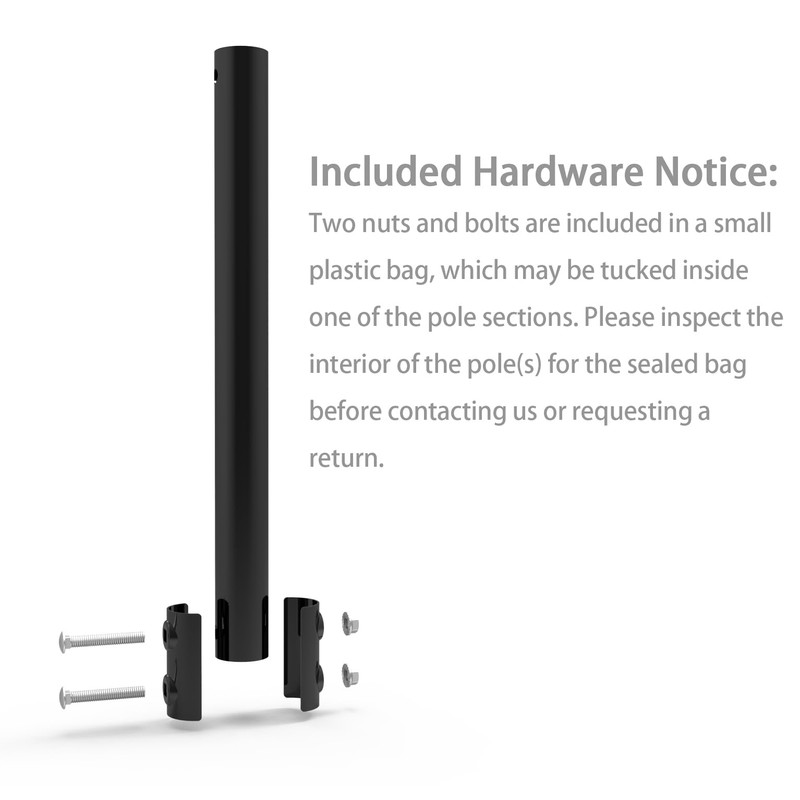 Extension Pole - Easy Installation, Solid Structure, Weather Proof (1
