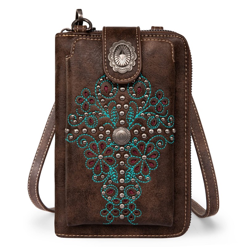 Montana West Crossbody Cell Phone Purse For Women Western Style