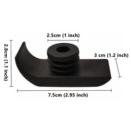 Walker Ski Glides and Covers, Universal Fit Walker Feet Glides, Durable and Smooth Walker Replacement Feet Tips, Walker Glide Sock Floor Padding, Walker Accessories (Pack of 4)