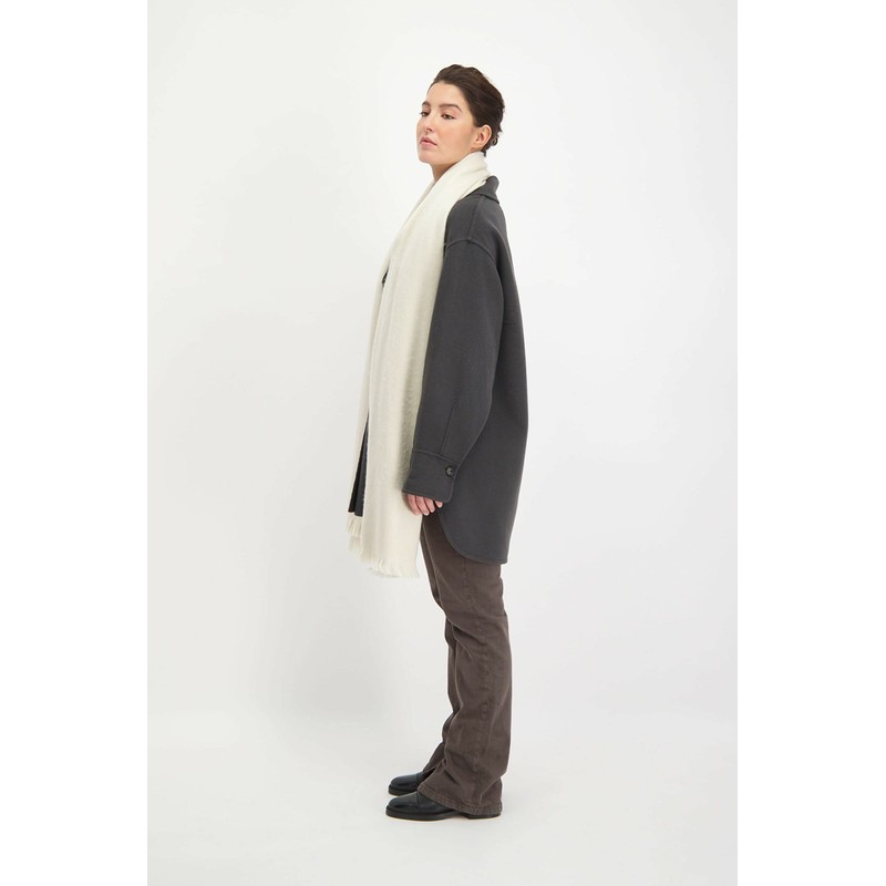 Alpaca Loca 529 Slim Beige Scarf, One Size, beige