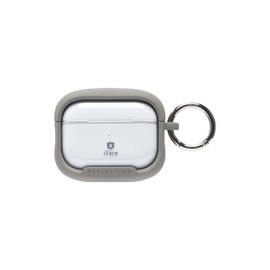 iFace Reflection AirPods Pro 2nd and 1st Generation Case, Polycarbonate Clear Case (Gray) [Shockproof, Carabiner Included, IFace Airpods Pro 1st / 2nd Generation]
