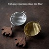 Tea Strainer with Handle Easy To Clean Large Capacity Stainless