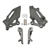 XMT-MOTO Front Driver Foot Pegs Rest Bracket Fit For Kawasaki