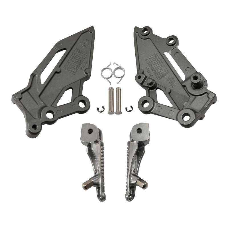 XMT-MOTO Front Driver Foot Pegs Rest Bracket Fit For Kawasaki