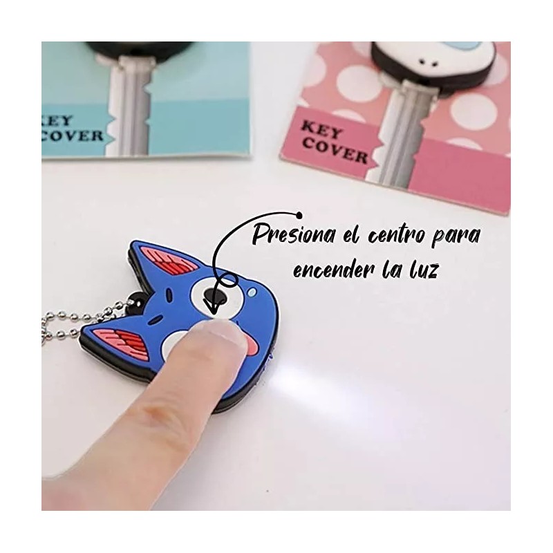 Veraly Fundas Para Llaves Protectoras De Silicón Suave Con Luz