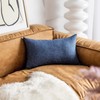 Demetex Lumbar Pillow Cover 12x20 Set of 2 Solid Linen