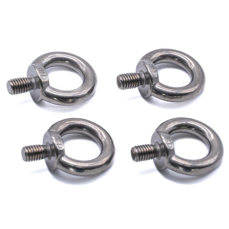4pcs of M5 Eye bolt stainless steel 316 A4 marine