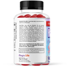 Magic Life Melatonin Gummies for Adults Maximum Strength Sleep Support Relaxes Body & Mind