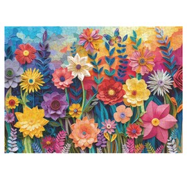 Colorful Flower 1000 piezas rompecabezas