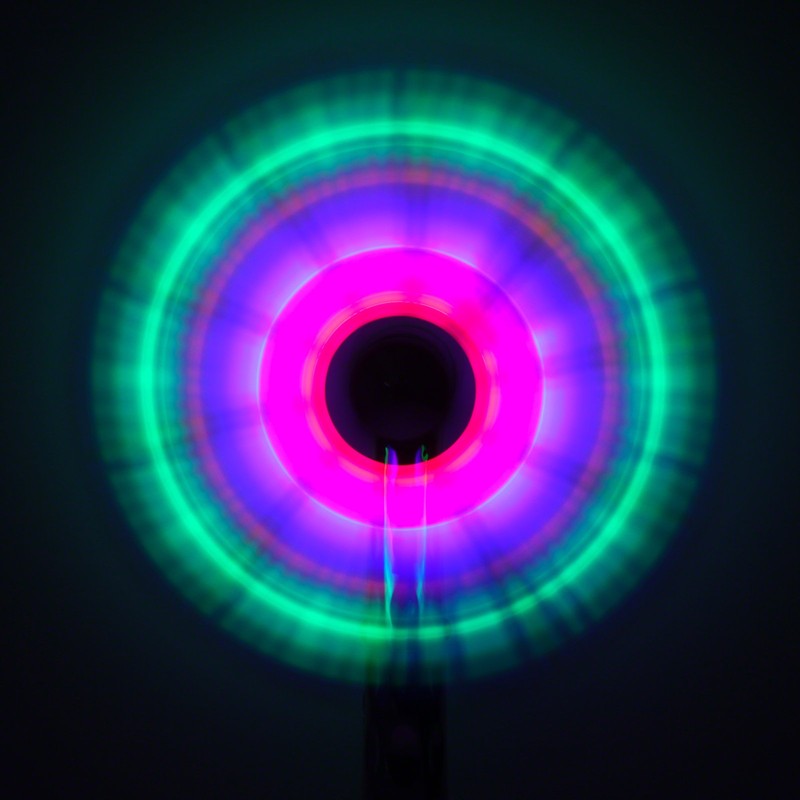 The Glow Company Light Up Flashing Rainbow Windmill (1 Pack)