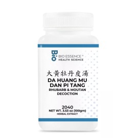 Bio Essence Health Sicecce 2040 Da Huang Mu Dan Tang/Rhubarb&M