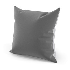 Wolkenfeld Pillowcase 80 x 80 cm, Anthracite Grey, Oeko-Tex Certified, Super Soft and Non-Iron, Super Soft Pillowcase 80 x 80 cm with Concealed Zip, High-Quality Pillowcase 80 x 80 cm