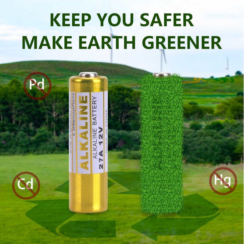 kunying 27A 12V Battery 10 Pack,G27A MN27 CR22 A27 12