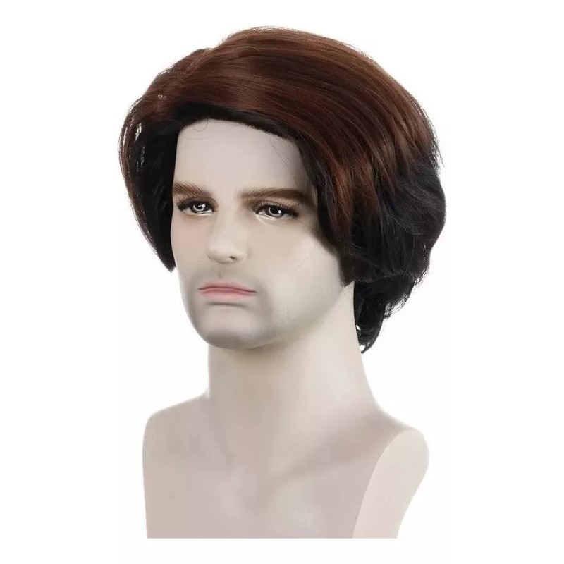 generic Peluca Corta Ondulada Para Hombre Peinado Diario Pelucas Mar