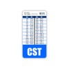 CST Badge Buddy Vertical w/Height & Weight Conversion Charts (Standard,