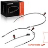 A-Premium Front and Rear Side Parking Brake Cable Assembly Compatible