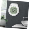 CORHAD Wall Clock for Bathroom Non-Ticking Accurate Timekeeping for Kitchen