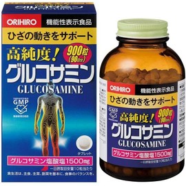 [Functional Food] Orihiro High-Purity Glucosamine Tablets, Value Pack, 900 Tablets (Set of 2)