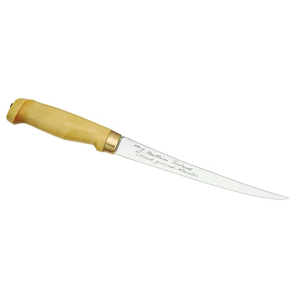 Marttiini Messer Finnisches Filetiermesser Holzgriff Gesamtlänge: 31.3 cm, Mehrfarbig, One