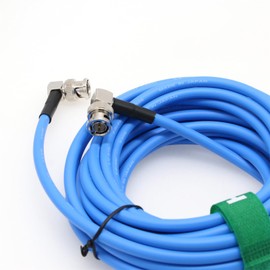 HangTon 12G 4K Raw SDI Coaxial Video Cable BNC to BNC Canare LV-61S 75 Ohm for Sony ARRI Camera Monitor Flexible Shielded 1.5 m Blue