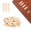 50Pcs Wooden Pocket Hole Plug, Woodworking Screws Plugs Kit Solid