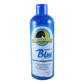 Shampoo Con Acondicionador Para Caballo Bronco Blue 1 Lt