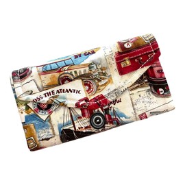 Travel Jewelry Organizer, Jewelry Storage Wallet, Ocean Liner Fabric