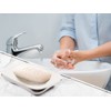 Plastic Soap Dish with Drainage 2Pcs Shower Soap Holder with