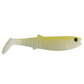 Savage Gear LB Cannibal Shad 8cm - Fluo Yellow Glow